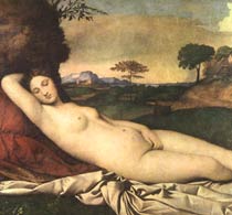 Джорджоне Спящая Венера
