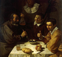 Веласкес Трое мужчин за столом